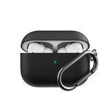 KeyBudz AirPods Pro Deksel PodSkinz HyBridSHell Series Keychain Case Svart