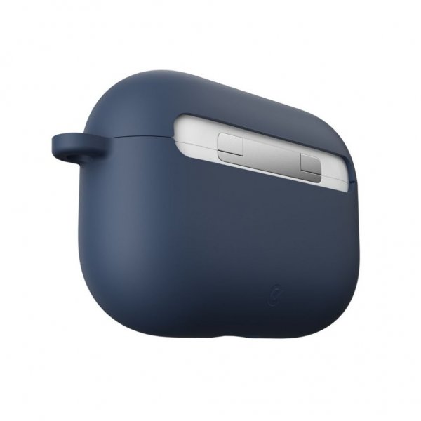 KeyBudz AirPods Pro Deksel PodSkinz HyBridSHell Series Keychain Case MidnattsBlå