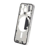 Midtramme med smådeler til iPhone 15 Pro - hvit titan OEM