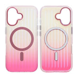 iPhone 17 Deksel Korrugerte MagSafe Rosa
