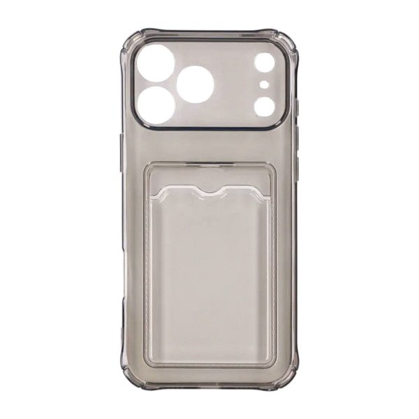 iPhone 17 Pro Max Deksel Kortholder Svart