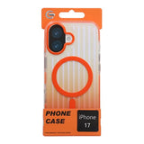 iPhone 17 Deksel Korrugerte MagSafe Oransje