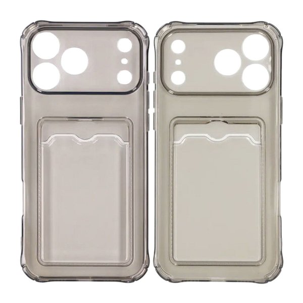 iPhone 17 Pro Max Deksel Kortholder Svart