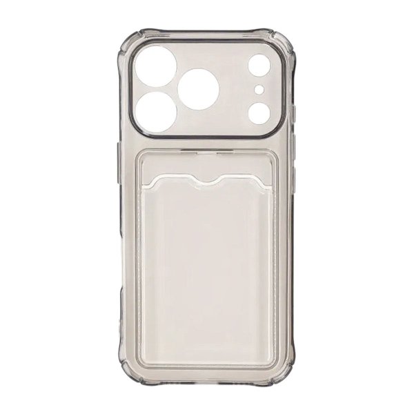 iPhone 17 Pro Deksel Kortholder Svart