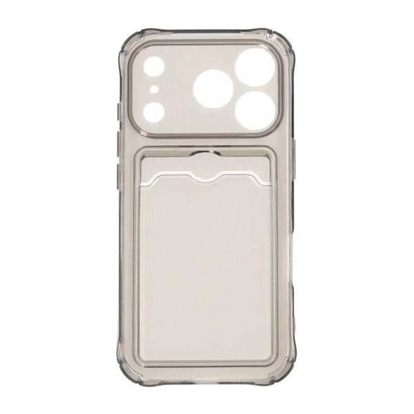 iPhone 17 Pro Deksel Kortholder Svart