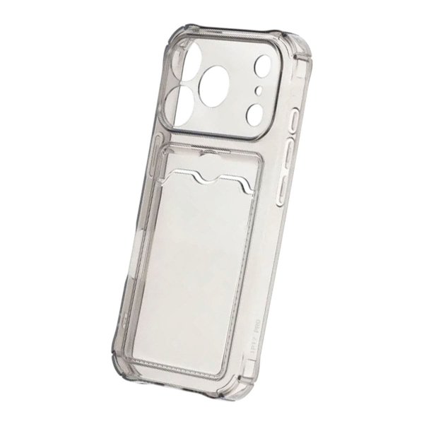 iPhone 17 Pro Deksel Kortholder Svart