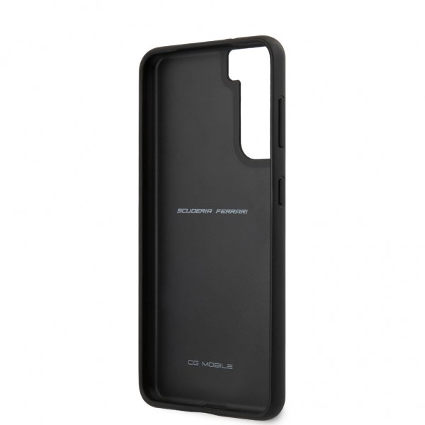 Ferrari Samsung Galaxy S21 Plus Deksel Logo Perforert Rød