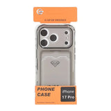 iPhone 17 Pro Deksel Kortholder Svart