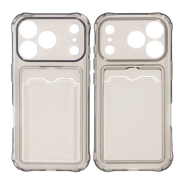iPhone 17 Pro Deksel Kortholder Svart