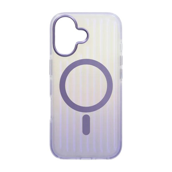 iPhone 17 Deksel Korrugerte MagSafe Lilla