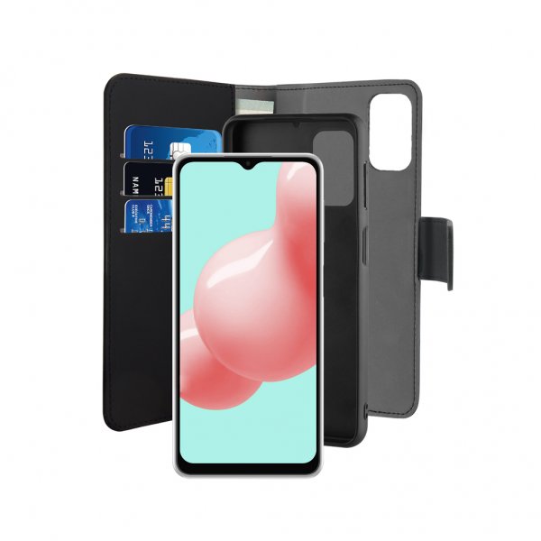 Puro Samsung Galaxy A32 5G Etui Wallet Detachable 2 in 1 Svart