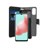 Puro Samsung Galaxy A32 5G Etui Wallet Detachable 2 in 1 Svart