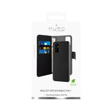 Puro Samsung Galaxy A32 5G Etui Wallet Detachable 2 in 1 Svart