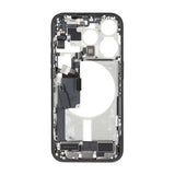 Mellomramme med smådeler for iPhone 15 Pro - Svart Titan OEM