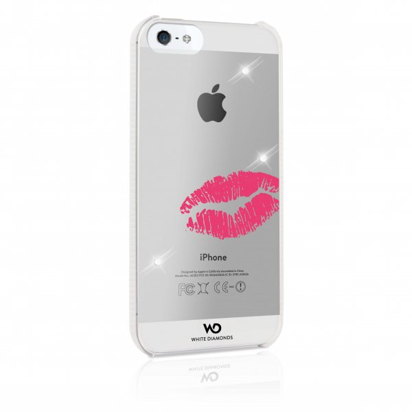White Diamonds iPhone 5/5S/SE 2016 Deksel Lipstick Kiss