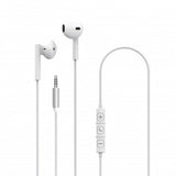 Xqisit Hodetelefoner Button Type Headset 3.5mm Hvit