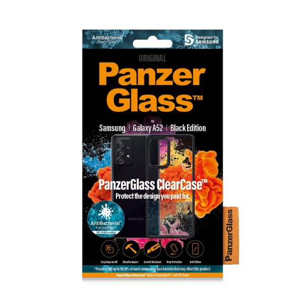 PanzerGlass Samsung Galaxy A52/A52s 5G Deksel ClearCase Black Edition