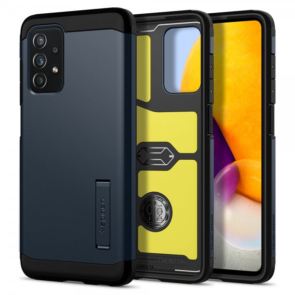Spigen Samsung Galaxy A72 Deksel Tough Armor Metal Slate