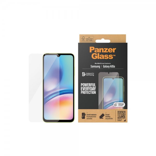 PanzerGlass Samsung Galaxy A05s Skjermbeskytter Ultra-Wide Fit