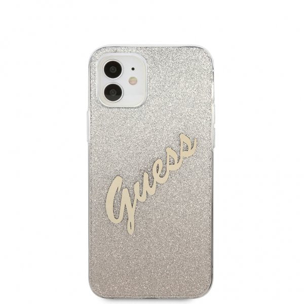 Guess iPhone 12 Mini Deksel Vintage Gradient Gull