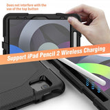 iPad Air 10.9 (gen 4/5) Deksel Heavy Duty Armor Svart