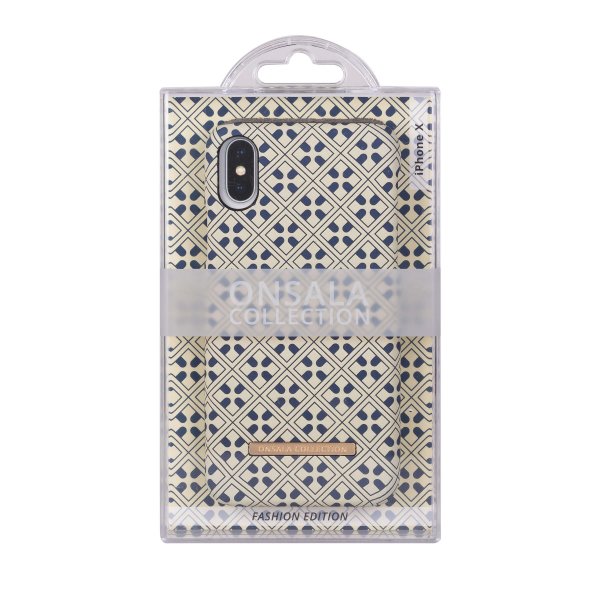 Onsala iPhone X/Xs Deksel Fashion Edition Blue Marocco