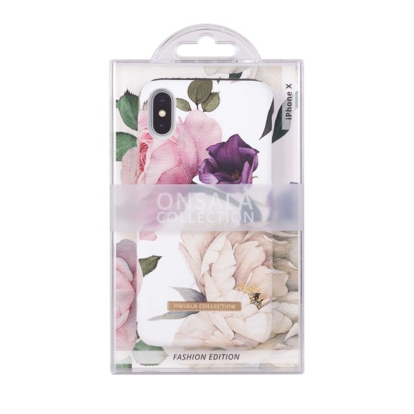 Onsala iPhone X/Xs Deksel Fashion Edition Rose Garden