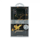 Onsala iPhone Xs Max Deksel Fashion Edition Goldmine Marble