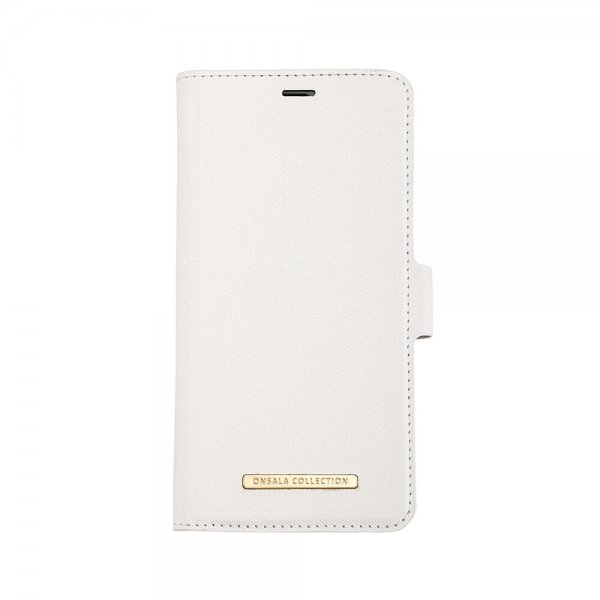 Onsala iPhone 11 Pro Max Etui Fashion Edition Avtakbart Deksel Saffiano Hvit