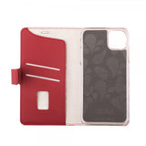 Onsala iPhone 11 Pro Max Etui Fashion Edition Avtakbart Deksel Saffiano Rød