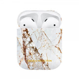 Onsala AirPods 1/2 Deksel Fashion Edition White Rhino Marble