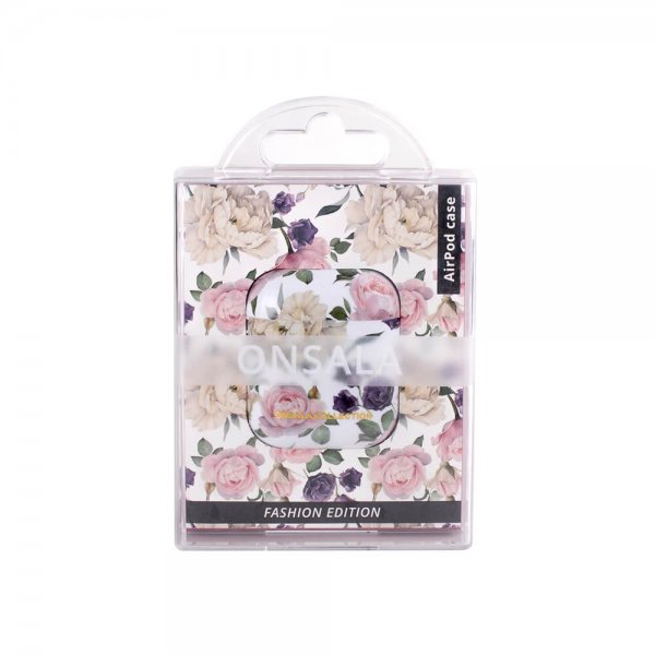 Onsala AirPods 1/2 Deksel Fashion Edition Rose Garden
