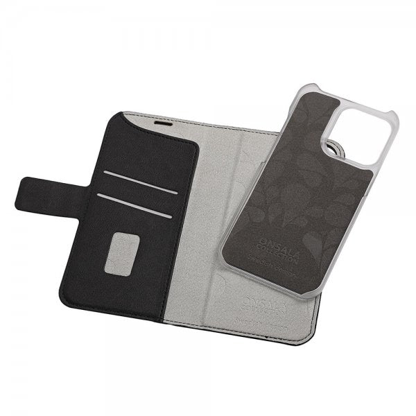 Onsala iPhone 13 Pro Etui Fashion Edition Avtakbart Deksel Midnight Black