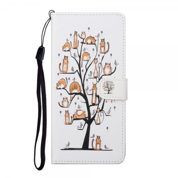 Nokia 2.4 Etui Motiv Glittrende Katter i Träd