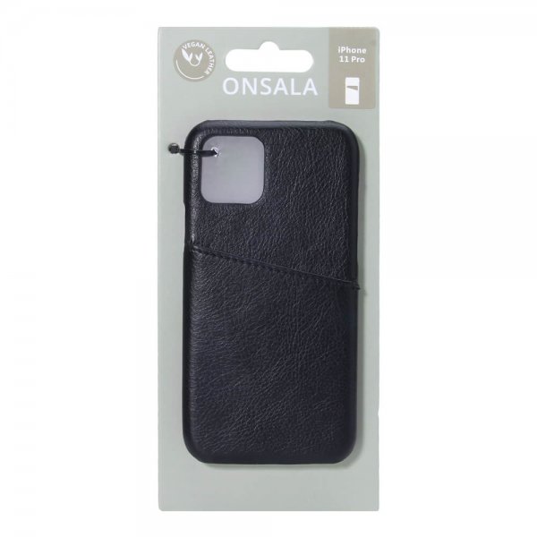 Onsala iPhone 11 Pro Deksel med en Kortlomme Svart