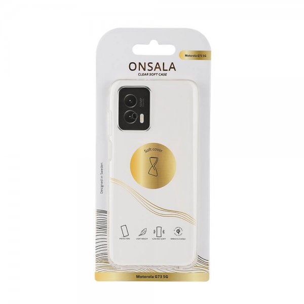 Onsala Motorola Moto G73 5G Deksel Resirkulert TPU Transparent