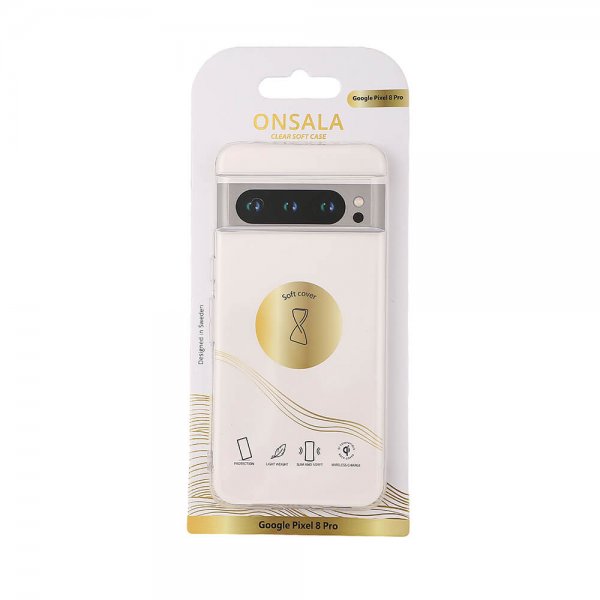 Onsala Google Pixel 8 Pro Deksel Transparent TPU Klar