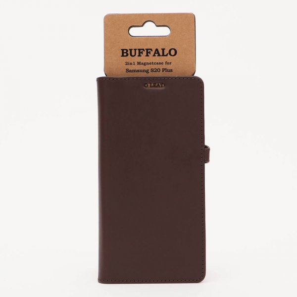 Buffalo Samsung Galaxy S20 Plus Etui 2in1 Magnet Case Brun