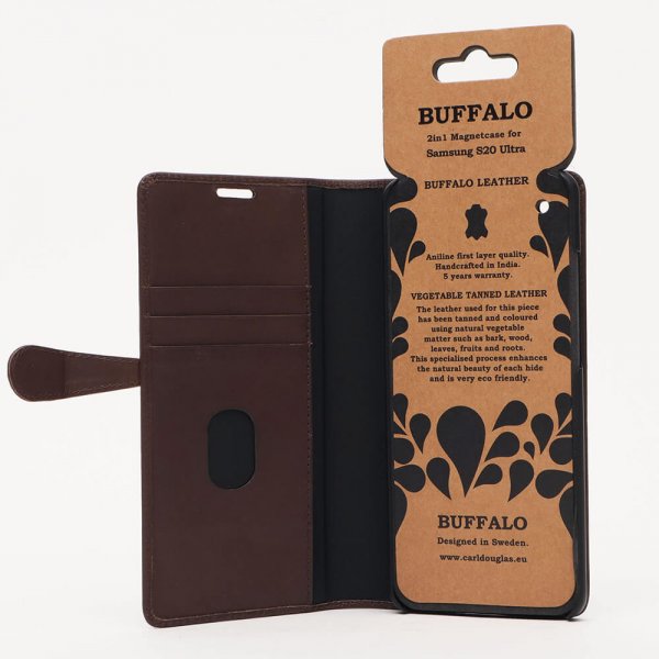 Buffalo Samsung Galaxy S20 Ultra Etui 2in1 Magnet Case Brun