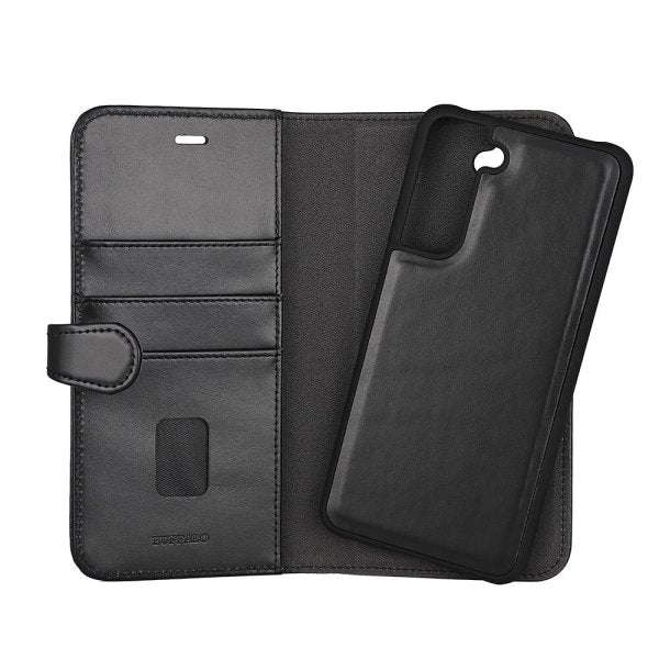 Buffalo Samsung Galaxy S21 FE Etui 2-in-1 Detachable Wallet Svart