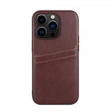 Buffalo iPhone 14 Pro Deksel Backcover with Card Slots Brun