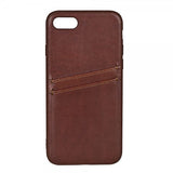 Buffalo iPhone 7/8/SE Deksel Backcover with Card Slots Brun