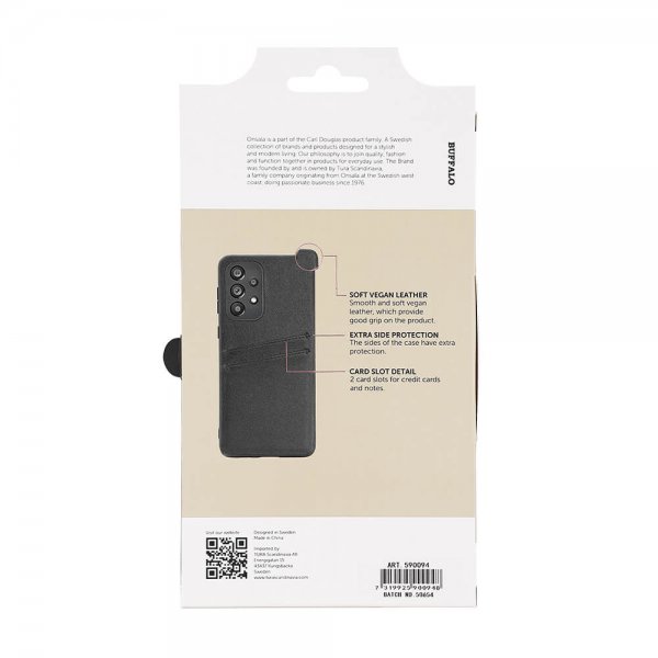 Buffalo Samsung Galaxy A33 5G Deksel Backcover with Card Slots Svart