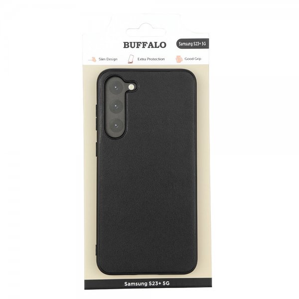 Buffalo Samsung Galaxy S23 Plus Deksel PU Svart