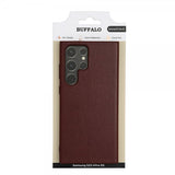 Buffalo Samsung Galaxy S23 Ultra Deksel PU Brun