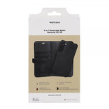 Buffalo Samsung Galaxy S23 Etui 2-in-1 Detachable Wallet Svart