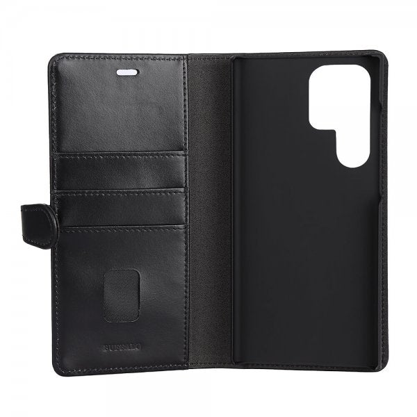 Buffalo Samsung Galaxy S23 Ultra Etui 2-in-1 Detachable Wallet Svart