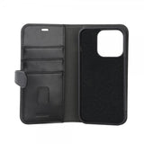 Buffalo iPhone 15 Pro Etui 3 Kortlomme Avtakbart deksel MagSeries Svart
