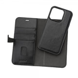Buffalo iPhone 15 Pro Etui 3 Kortlomme Avtakbart deksel MagSeries Svart