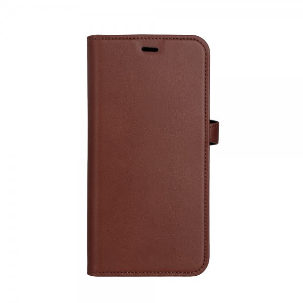 Buffalo iPhone 15 Plus Etui 3 Kortlomme Avtakbart deksel MagSeries Brun